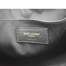 Load image into Gallery viewer, YVES SAINT LAURENT Lou Camera Chevron Leather Crossbody Bag Black
