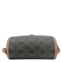 Load image into Gallery viewer, CELINE Folco Medium Triomphe Canvas Shoulder Bag Brown
