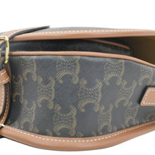 Load image into Gallery viewer, CELINE Folco Medium Triomphe Canvas Shoulder Bag Brown
