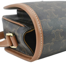 Load image into Gallery viewer, CELINE Folco Medium Triomphe Canvas Shoulder Bag Brown
