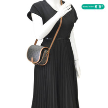 Load image into Gallery viewer, CELINE Folco Medium Triomphe Canvas Shoulder Bag Brown
