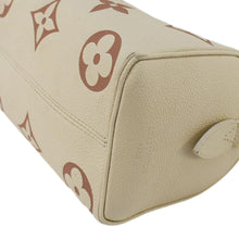 Load image into Gallery viewer, LOUIS VUITTON Speedy 20 Bandouliere Giant Monogram Empreinte Leather Shoulder Bag Cream
