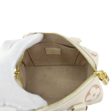 Load image into Gallery viewer, LOUIS VUITTON Speedy 20 Bandouliere Giant Monogram Empreinte Leather Shoulder Bag Cream
