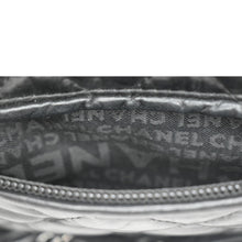 Load image into Gallery viewer, CHANEL Distressed Vintage Ligne Braid Calfskin Leather Tote Bag Black
