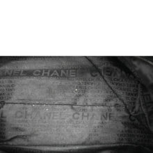 Load image into Gallery viewer, CHANEL Distressed Vintage Ligne Braid Calfskin Leather Tote Bag Black
