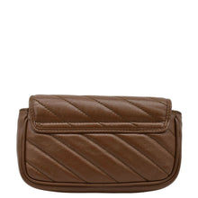 Load image into Gallery viewer, GUCCI GG Marmont Super Mini Matelasse Leather Shoulder Bag Brown 476433
