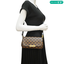 Load image into Gallery viewer, LOUIS VUITTON Favorite PM Damier Ebene Crossbody Bag Brown
