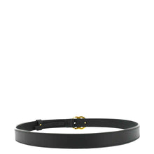 Load image into Gallery viewer, GUCCI Slim Double G Marmont Leather Buckle Belt Black Size 75/30
