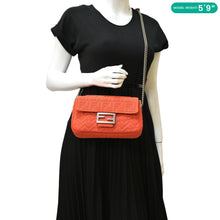 Load image into Gallery viewer, FENDI Baguette Technical Fabric FF Midi Chain dummy look
