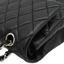 Load image into Gallery viewer, CHANEL Classic Medium Double Flap Quilted Leather Shoulder Bag Black
