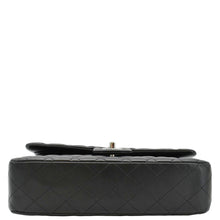 Load image into Gallery viewer, CHANEL Classic Medium Double Flap Quilted Leather Shoulder Bag Black
