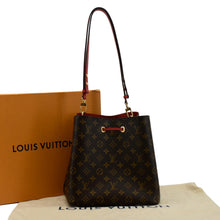 Load image into Gallery viewer, LOUIS VUITTON NeoNoe Monogram Canvas Shoulder Bag Red
