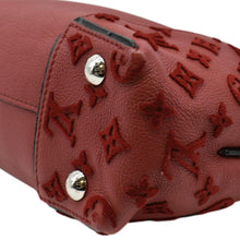 Load image into Gallery viewer, LOUIS VUITTON W BB Tote Monogram Velours Tote Shoulder Bag Red
