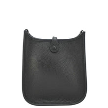 Load image into Gallery viewer, HERMES Evelyne TPM Clemence Leather Crossbody Bag Black
