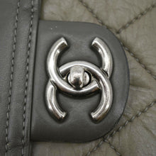 Load image into Gallery viewer, CHANEL In The Mix Flap Quilted Leather Shoulder Bag Grey
