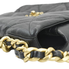 Load image into Gallery viewer, CHANEL 19 Flap Quilted Lambskin Leather Shoulder Bag Black
