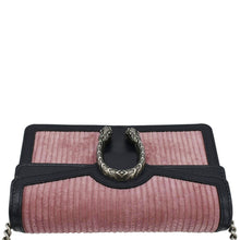 Load image into Gallery viewer, GUCCI Dionysus Mini Corduroy Crossbody Bag Pink top look
