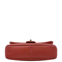 Load image into Gallery viewer, CHANEL Resin Chain Flap Lambskin Quilted Leather Shoulder Bag Red
