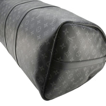 Load image into Gallery viewer, LOUIS VUITTON Keepall 55 Bandouliere Monogram Eclipse Travel Bag Black
