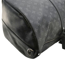 Load image into Gallery viewer, LOUIS VUITTON Keepall 55 Bandouliere Monogram Eclipse Travel Bag Black
