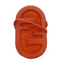 Load image into Gallery viewer, FENDI O&#39;Lock Mini Vitello Grace Camoscio Leather Camera Bag Orange
