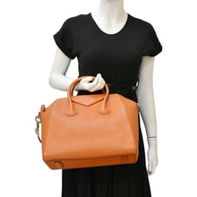 Load image into Gallery viewer, GIVENCHY Antigona Leather Shoulder Bag Orange
