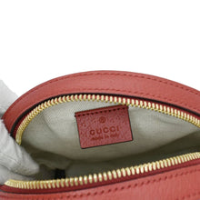 Load image into Gallery viewer, GUCCI Ophidia Apple Round GG Supreme Monogram Canvas Crossbody Bag Red 625216
