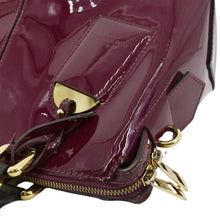 Load image into Gallery viewer, LOUIS VUITTON Miroir Patent Leather Tote Shoulder Bag Burgundy
