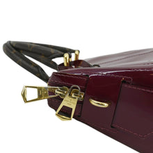 Load image into Gallery viewer, LOUIS VUITTON Miroir Patent Leather Tote Shoulder Bag Burgundy
