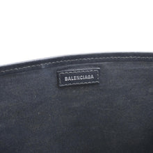 Load image into Gallery viewer, BALENCIAGA  Logo S Navy Cabas Canvas Hobo Bag White
