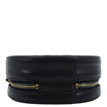 Load image into Gallery viewer, CHANEL Navy Glazed Round As Earth Leather Crossbody Bag with lower view
