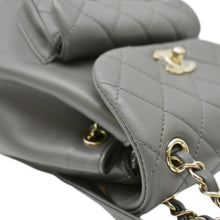 Load image into Gallery viewer, CHANEL Brown leather satchel bag with gold hardware
