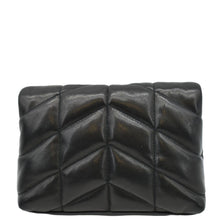 Load image into Gallery viewer, YVES SAINT LAURENT Loulou Small Puffer Leather Pouch Black
