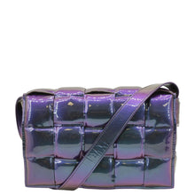 Load image into Gallery viewer, BOTTEGA VENETA Cassette Padded Crossbody Bag Holographic Purple
