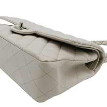 Load image into Gallery viewer, CHANEL Classic Double Flap Medium Quilted Caviar Leather Shoulder Bag White
