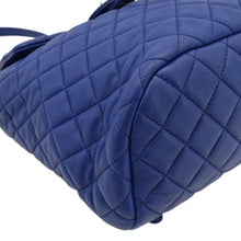 Load image into Gallery viewer, CHANEL Urban Spirit Quilted Leather Backpack Bag Blue
