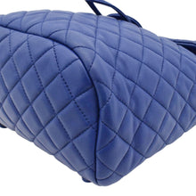 Load image into Gallery viewer, CHANEL Urban Spirit Quilted Leather Backpack Bag Blue
