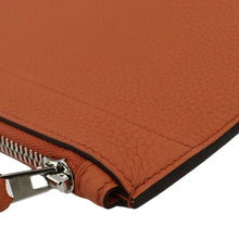 Load image into Gallery viewer, HERMES Pochette Bazar PM Togo Leather Pouch Orange
