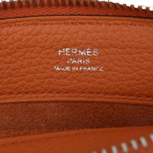 Load image into Gallery viewer, HERMES Pochette Bazar PM Togo Leather Pouch Orange
