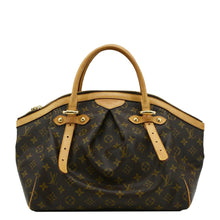 Load image into Gallery viewer, LOUIS VUITTON Tivoli GM Monogram Canvas Satchel Bag Brown front  look
