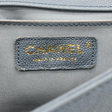 Load image into Gallery viewer, CHANEL Boy Flap Medium Caviar Quilted Leather Shoulder Bag Blue
