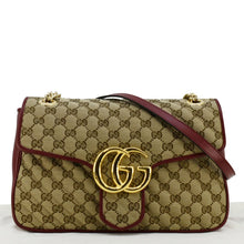 Load image into Gallery viewer, GUCCI GG Marmont Medium Canvas Crossbody Bag Beige 443496
