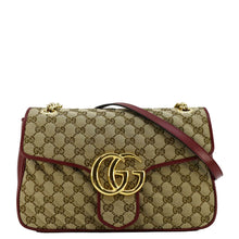 Load image into Gallery viewer, GUCCI GG Marmont Medium Canvas Crossbody Bag Beige 443496
