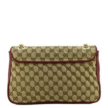 Load image into Gallery viewer, GUCCI GG Marmont Medium Canvas Crossbody Bag Beige 443496
