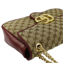 Load image into Gallery viewer, GUCCI GG Marmont Medium Canvas Crossbody Bag Beige 443496
