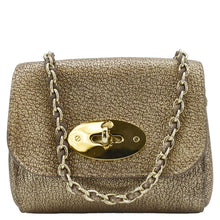 Load image into Gallery viewer, MULBERRY Lily Leather Crossbody Bag Gold
