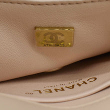 Load image into Gallery viewer, CHANEL Mini Rectangular Flap Quilted Leather Crossbody Bag Beige
