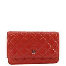 Load image into Gallery viewer, CHANEL WOC Quilted Patent Leather Crossbody Bag Red
