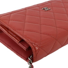 Load image into Gallery viewer, CHANEL WOC Quilted Patent Leather Crossbody Bag Red
