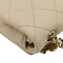 Load image into Gallery viewer, CHANEL Mini Rectangular Flap Quilted Leather Crossbody Bag Beige
